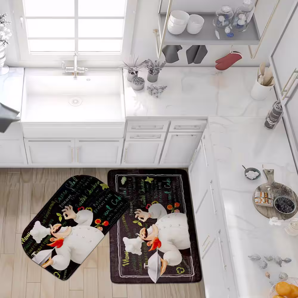 EverGrace The Chef Romaine Rectangle Kitchen Mat 22in.x 35in.