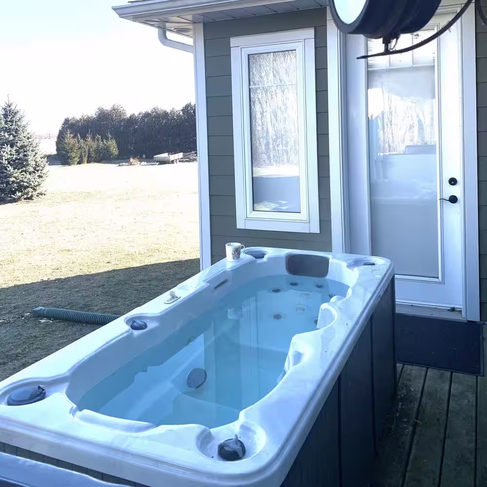 Canadian Spa Company Yukon 2-Person 16-Jet Plug and Play Hot Tub with LED Lighting and Bluetooth Audio