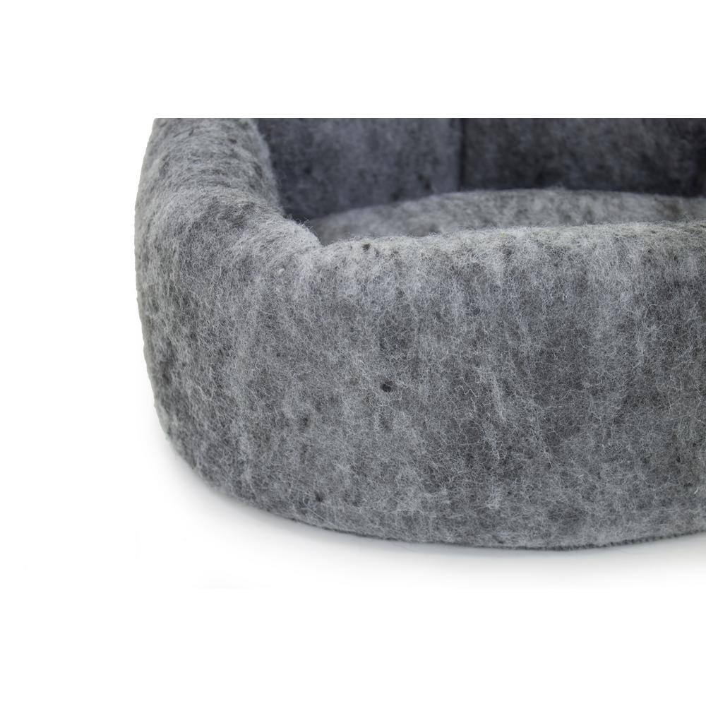 Carolina Pet Company Mysterious Kitty Kup Medium Charcoal Bed
