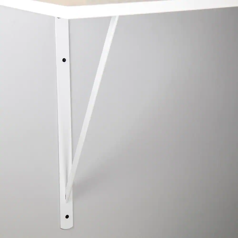 Everbilt 20 in. x 13 in. White Heavy-Duty Shelf Bracket