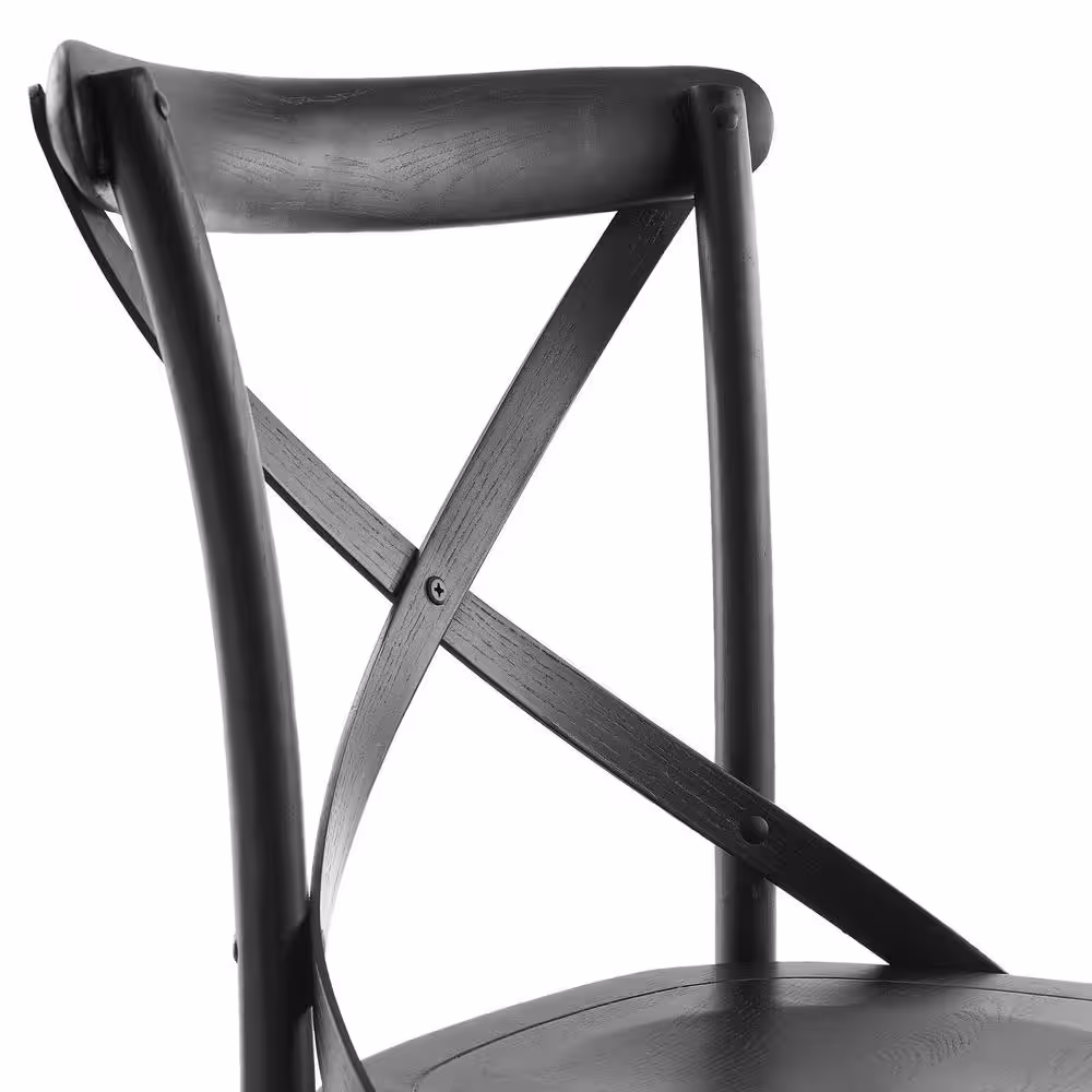 MODWAY Gear Dining Side Chair in Black