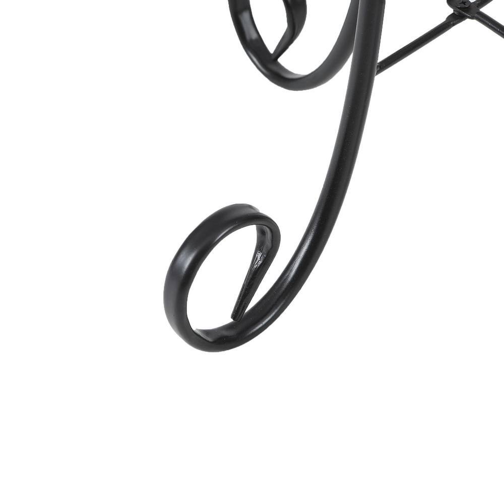 LuxenHome Hummingbird Bird Glass Bath with Metal Stand