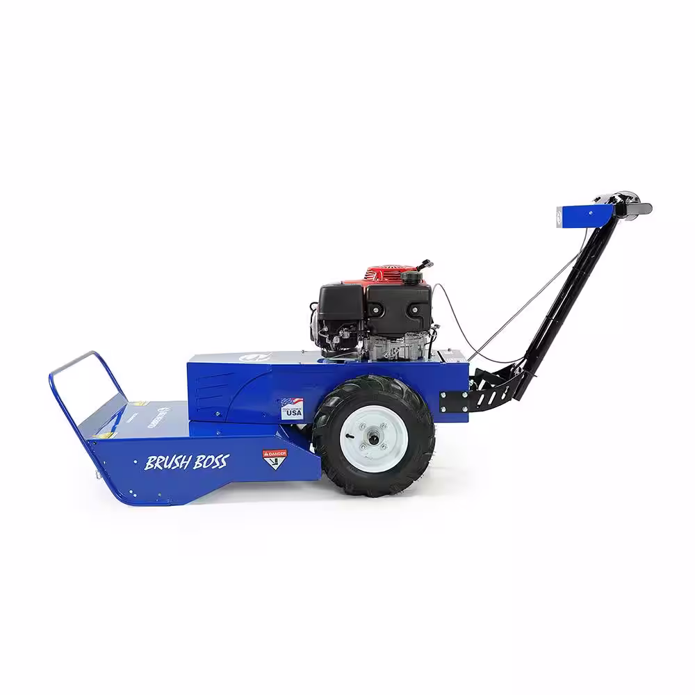 BLUEBIRD Brush Boss 26 in. 10.2 HP Honda GXV390 Gas Engine Commercial Brush Cutter Hydro-Drive Walk Behind Mower