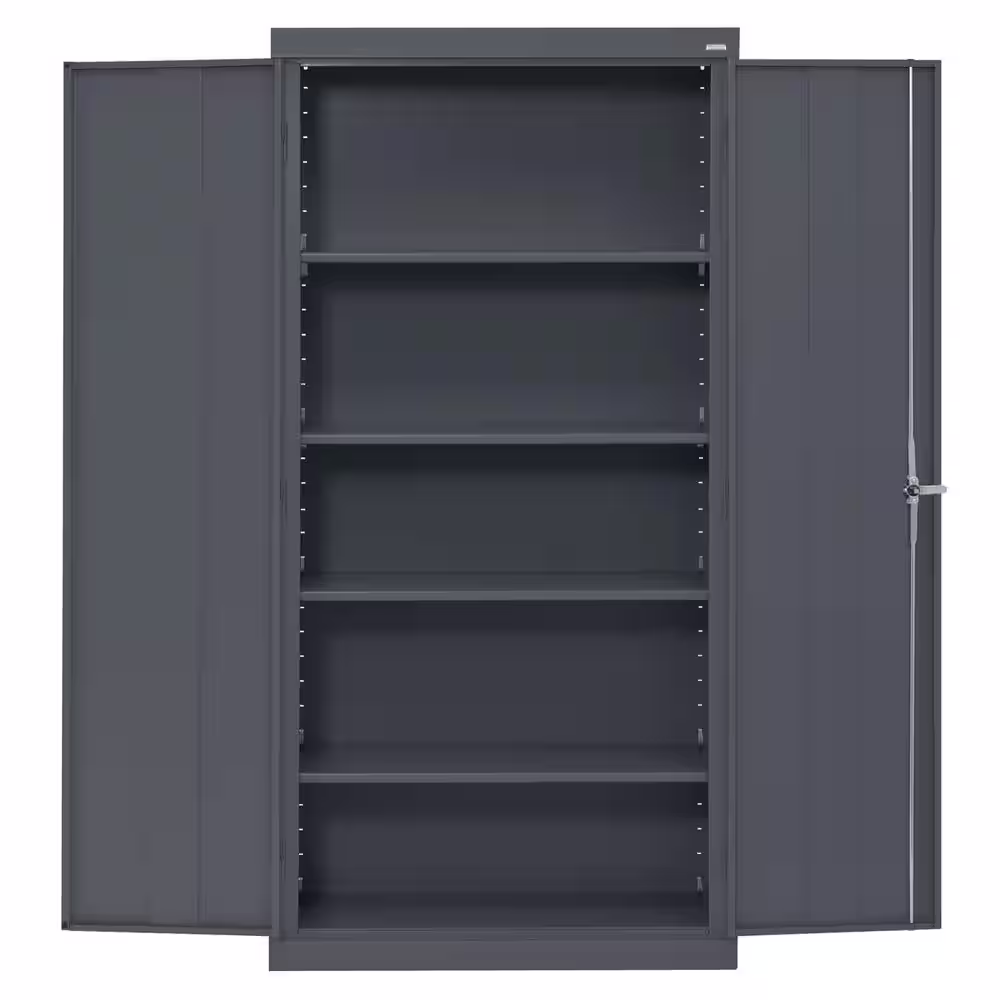 Sandusky Classic Series ( 36 in. W x 72 in. H x 24 in. D ) Steel Garage Freestanding Cabinet in Charcoal