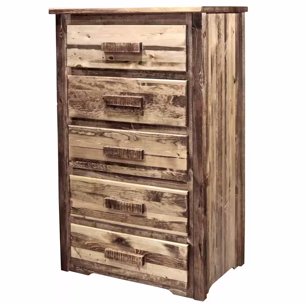 MONTANA WOODWORKS Homestead Collection 5-Drawer Early American Chest of Drawers