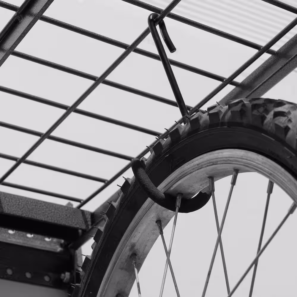 Proslat ProRack Black Metal 4 ft. Storage Rack