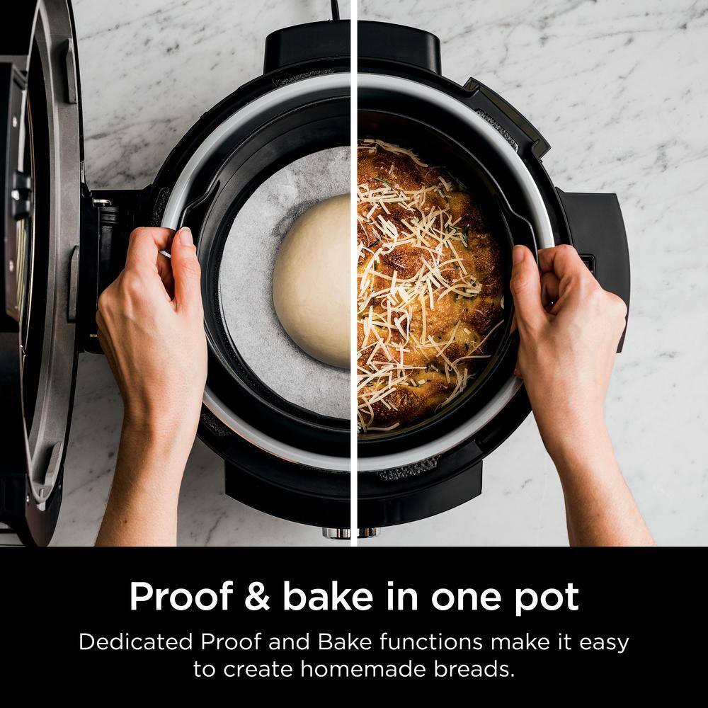 NINJA Foodi 8 qt. XL 14-in-1 Stainless Steel Electric Pressure Cooker Steam Fryer with Smart Lid (OL601)