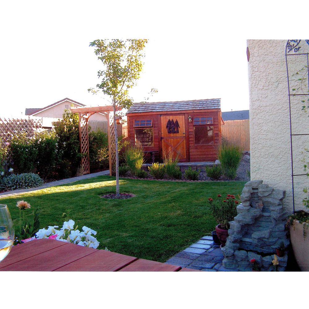 Cedarshed Haida 12 ft. x 8 ft. Western Red Cedar Garden Shed