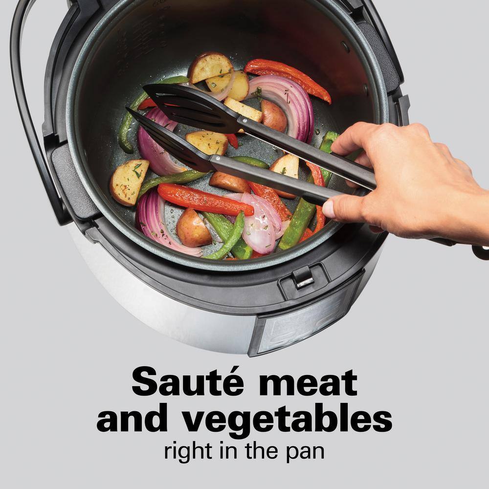 Hamilton Beach 4.5 Qt. Stainless Steel Digital Multi Slow Cooker