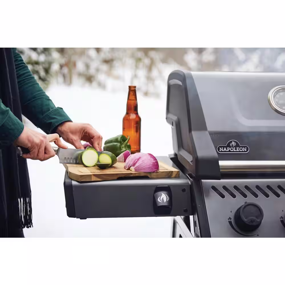NAPOLEON Freestyle 365 3-Burner Propane Gas Grill in Graphite Grey