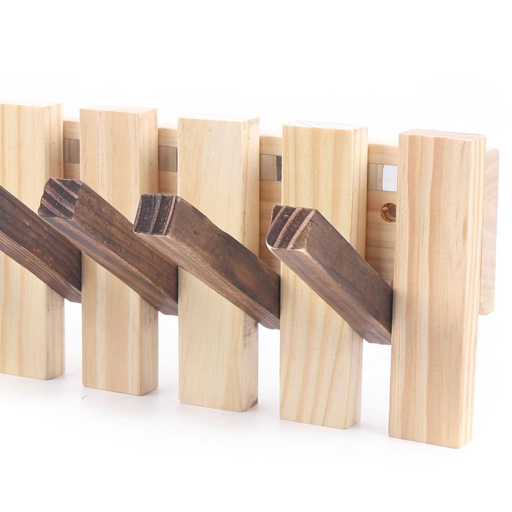 None Modern Create Wooden Clothes Rack 19.68 in. x 5.9 in.