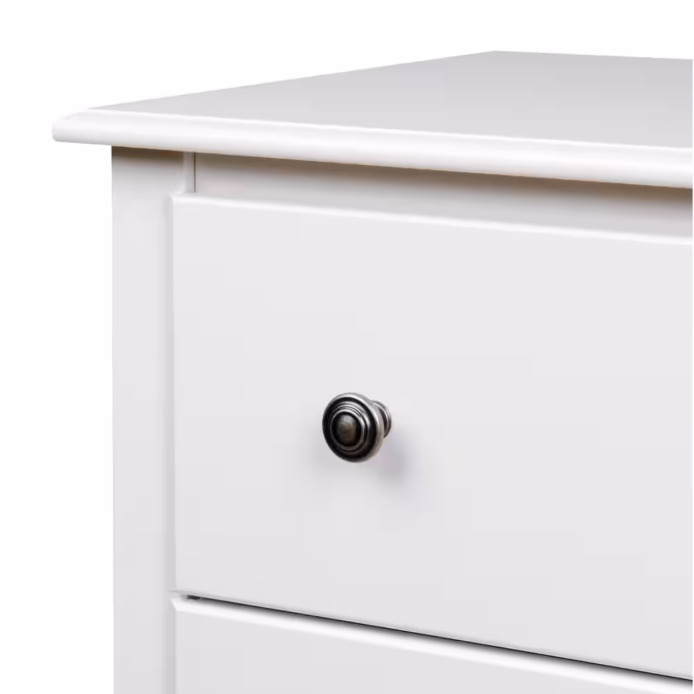 Prepac Monterey 5-Drawer White Chest of Drawers