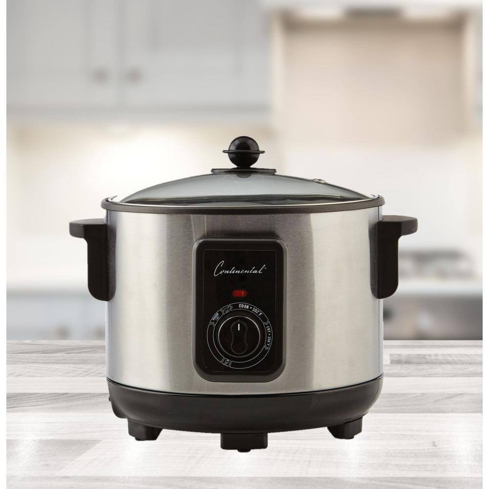 Continental 5.8 Qt. Electric Deep Fryer and Multi Cooker Stainless Steel