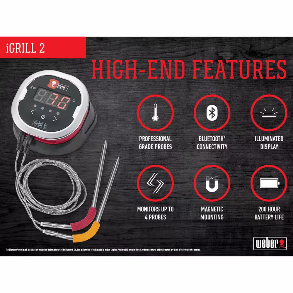 Weber iGrill 2 App-Connected Thermometer