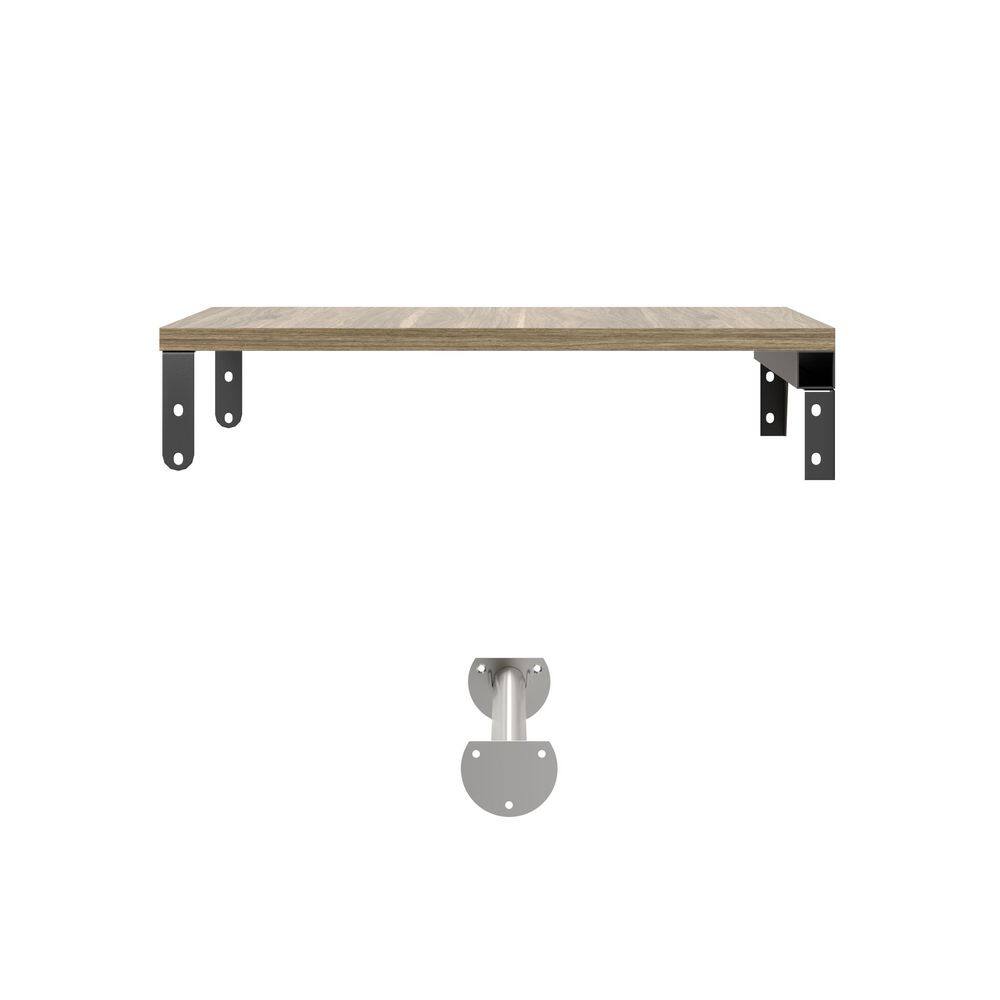 None Bryant closet- 36 in. W shelf/pole combo Wood Closet System