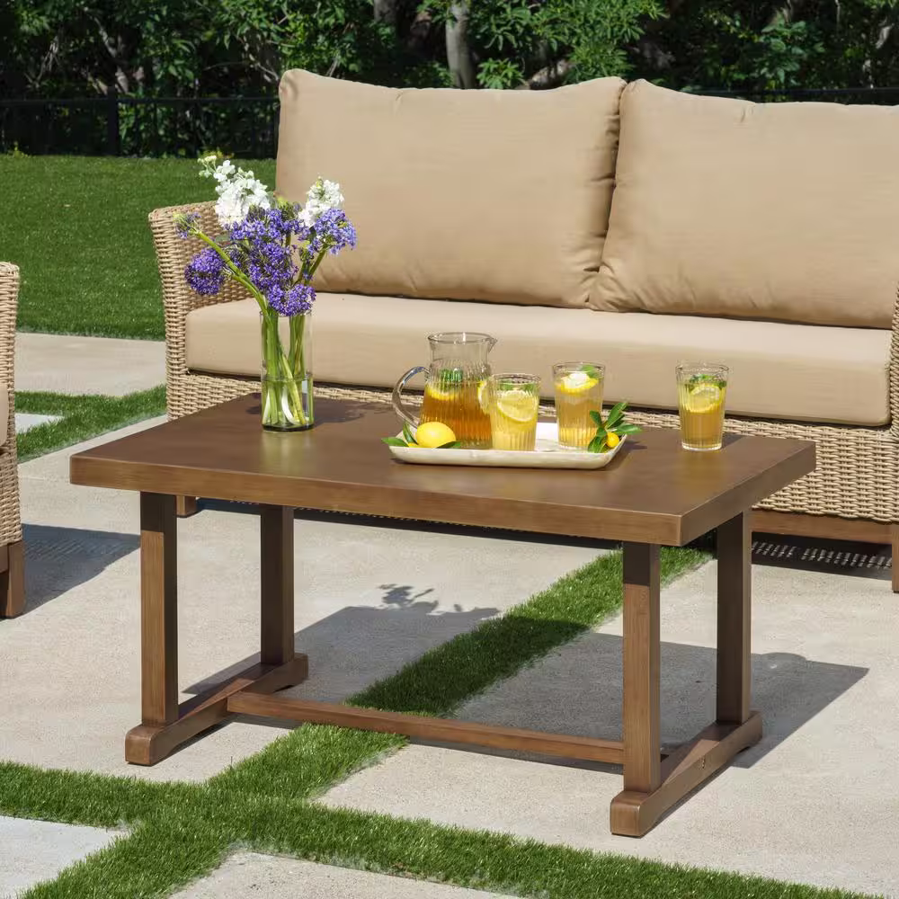 Canopy Cottonwood 4-Piece Resin Wicker Patio Deep Seating Set with Sunbrella Canvas Heather Beige Cushions