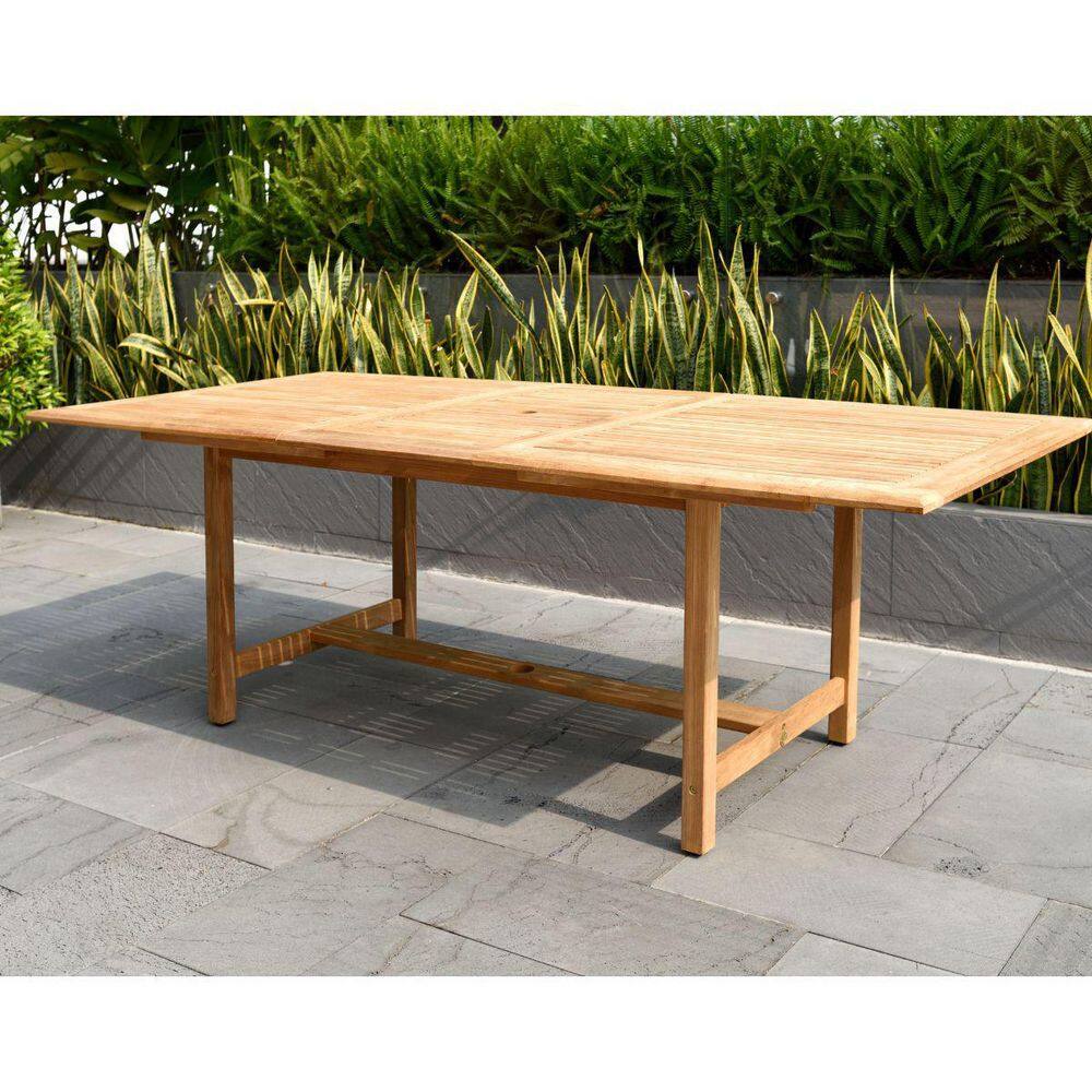 Amazonia Newcastle 9-Piece Teak Patio Dining Set