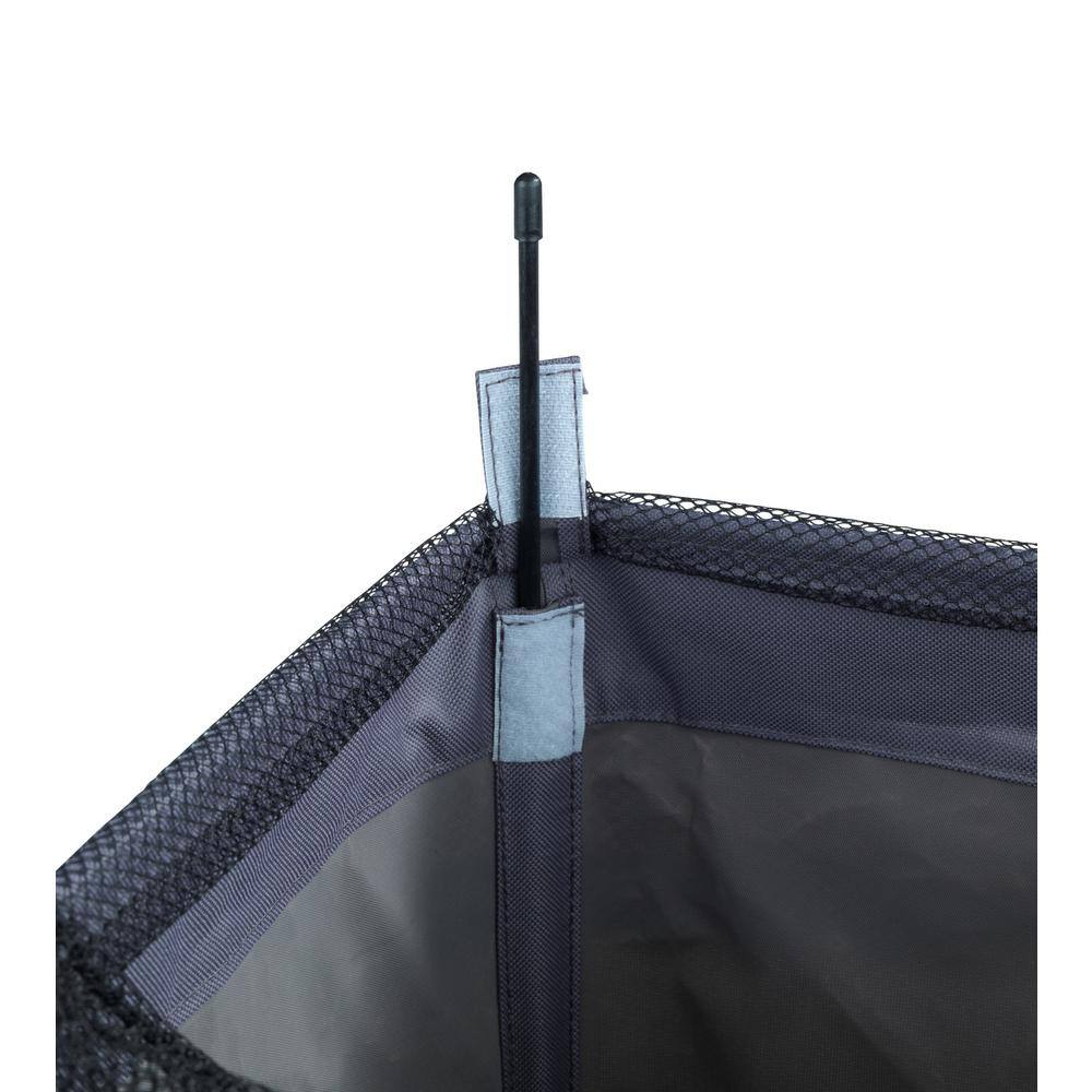 Wenko Tresco Laundry Bin in Grey