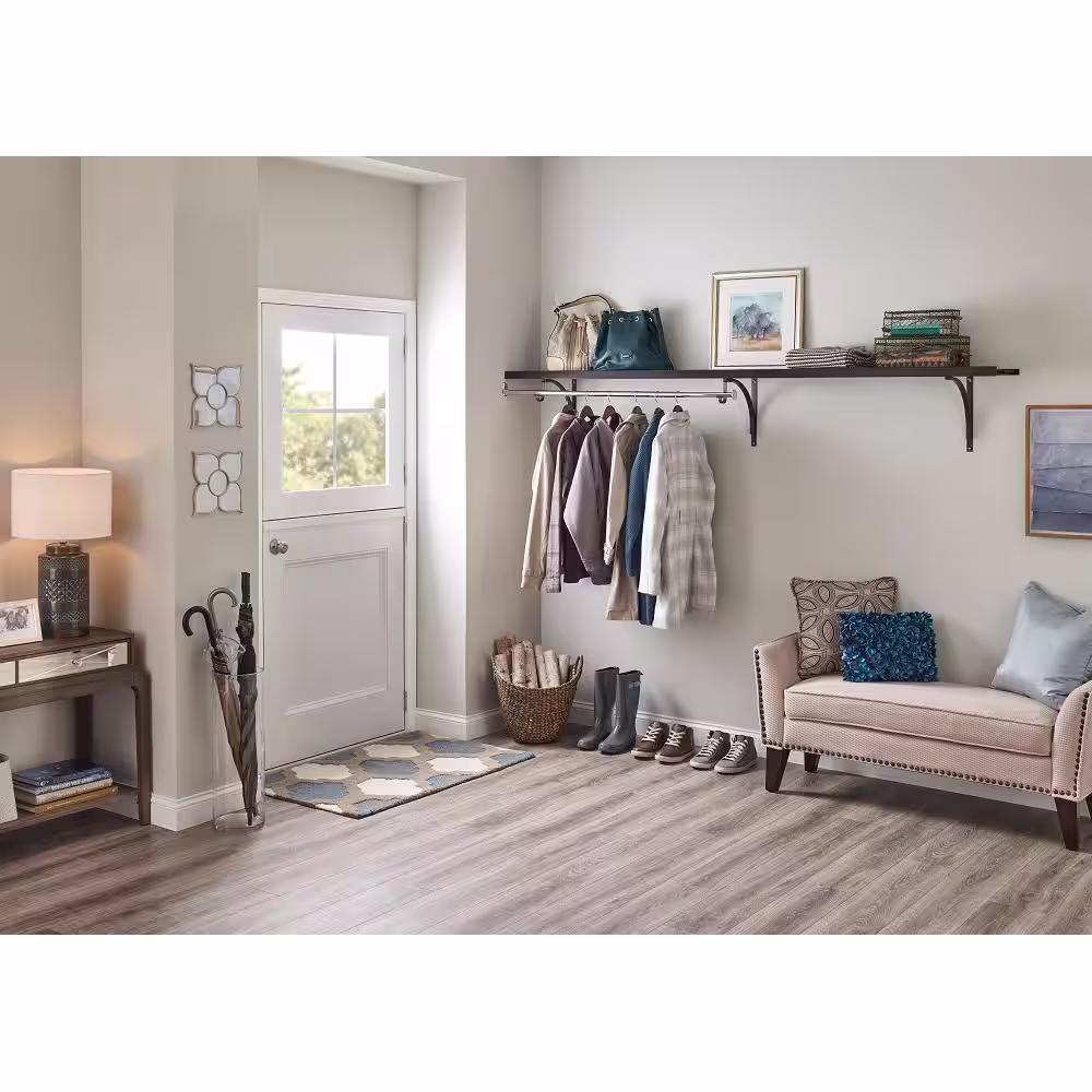 ClosetMaid 1.75 in. W Chrome Closet Rod Pole Cup (1-Pack)