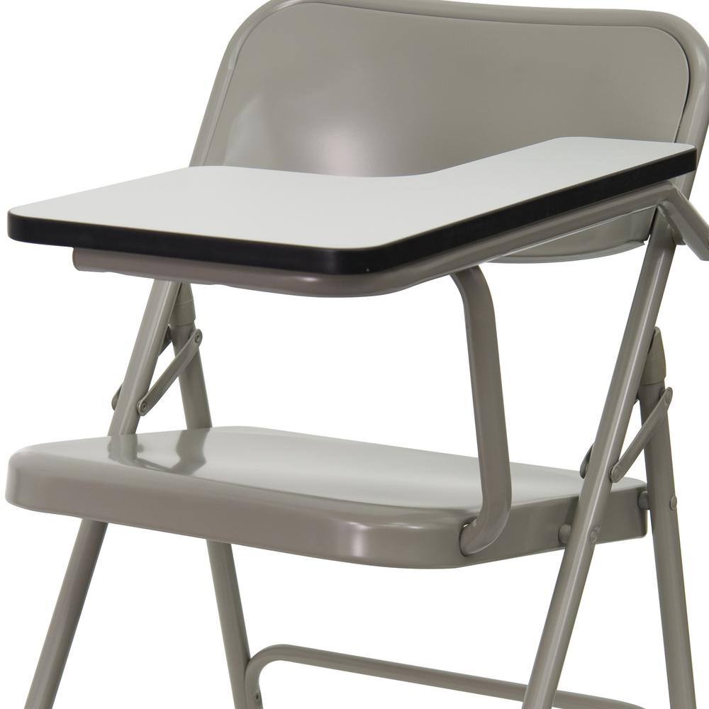 Carnegy Avenue Beige Steel Left Arm Folding Chair