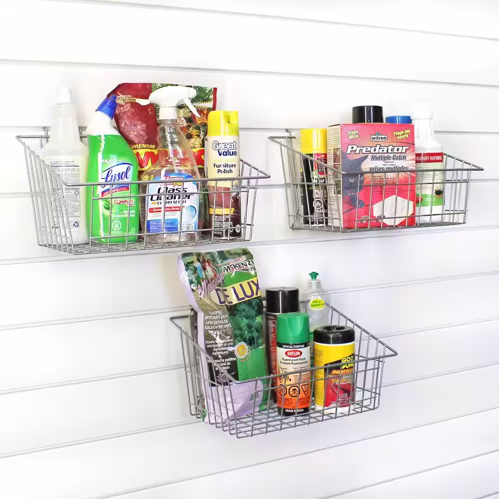Proslat Slatwall Metal Basket (3-Pack)