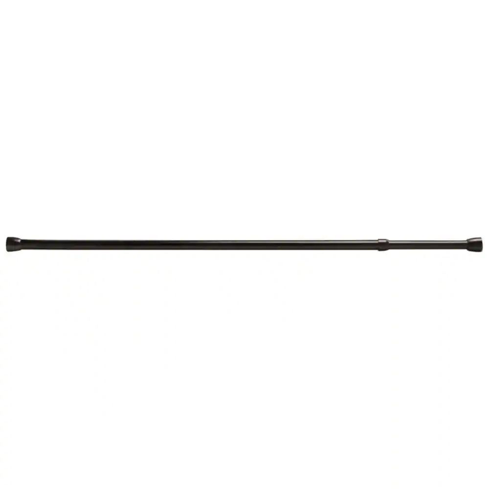 None 18 in. - 28 in. Tension Curtain Rod in Oil Rubbed Bronze