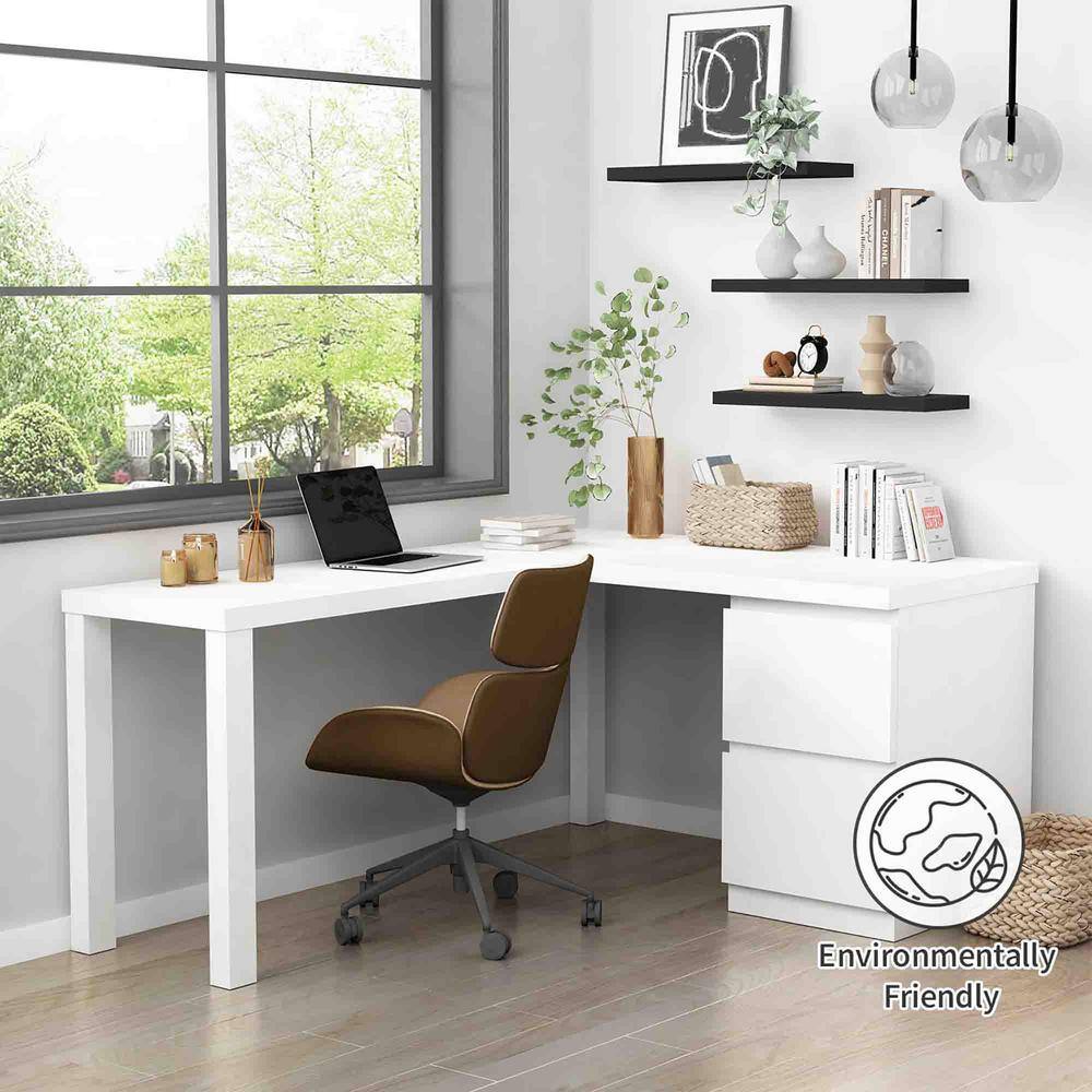 None 23.6 in. W x 7.8 in. D Floating Decorative Wall Shelf Set of 3