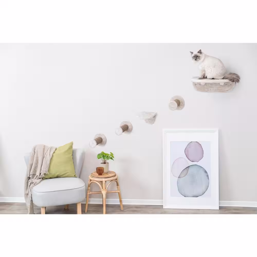 TRIXIE Brown Wall Mount Cat Playground