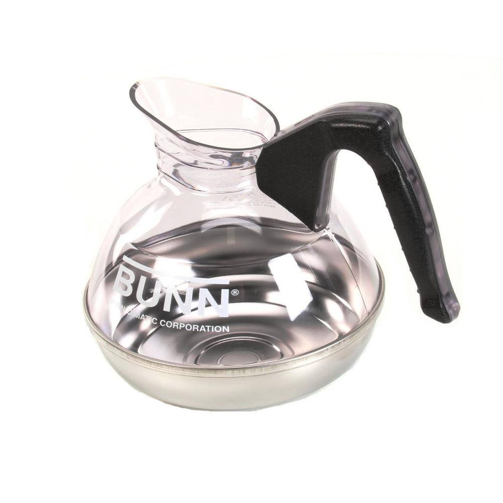 Bunn 12-Cup Easy Pour Commercial Decanter, Black Handle