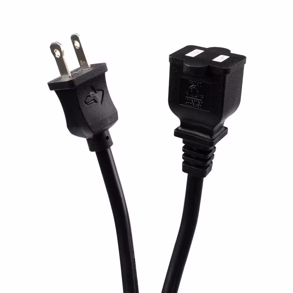 Husky 12 ft. 16/2 Medium Duty Indoor/Outdoor Extension Cord, Black