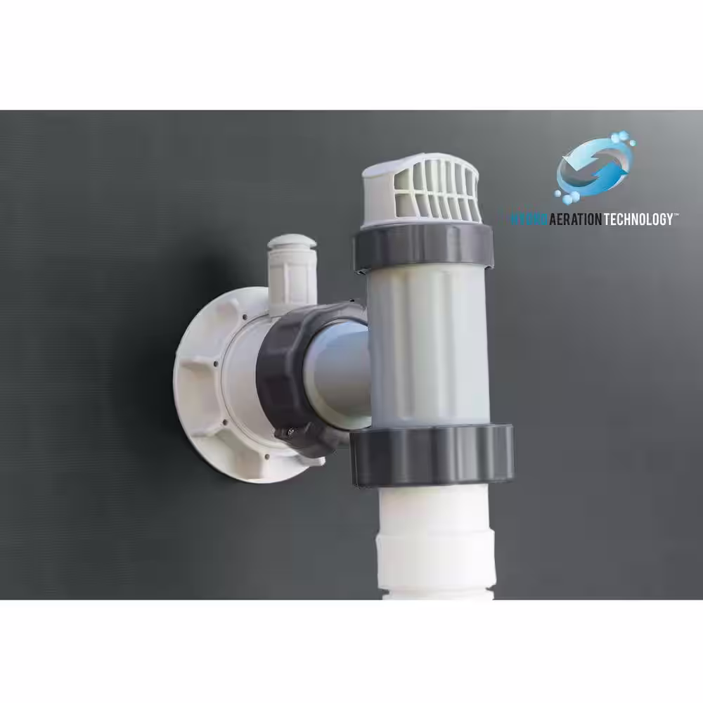 INTEX 24 ft. x 12 ft. Rectangular 52 in. Deep Metal Frame Pool Set with Krystal Clear Saltwater System