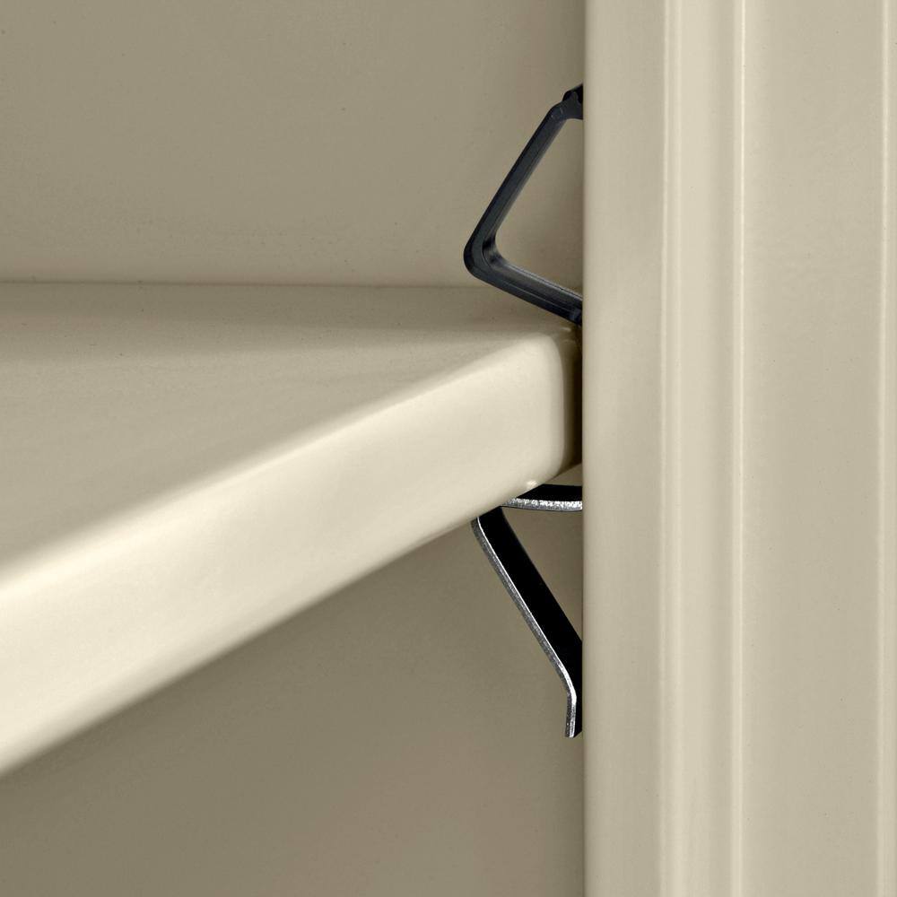 Sandusky Classic Series ( 36 in. W x 72 in. H x 24 in. D ) Steel Garage Freestanding Cabinet in Putty