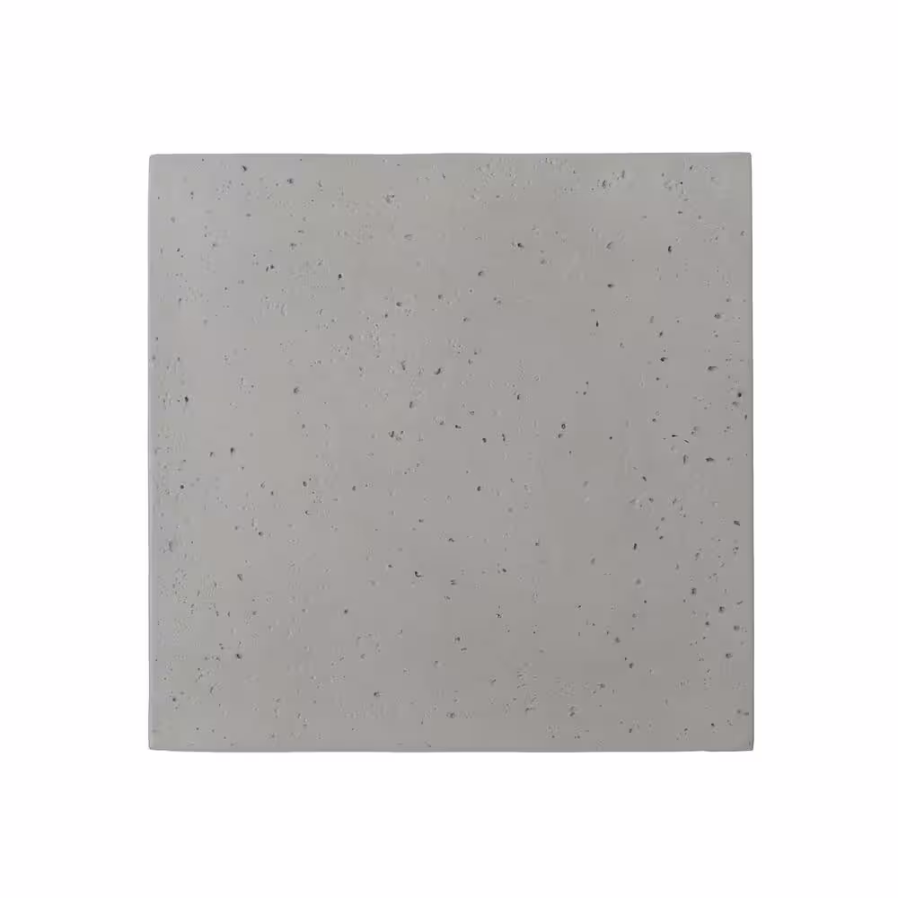 Noble House Zachary 40 in. x 15 in. Rectangular Concrete Propane Fire Pit in Light Gray with Tank Holder