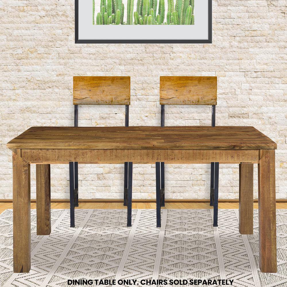 Hanover 36 in. Rectangle Natural Wood Dining Table (Seats 4-6)