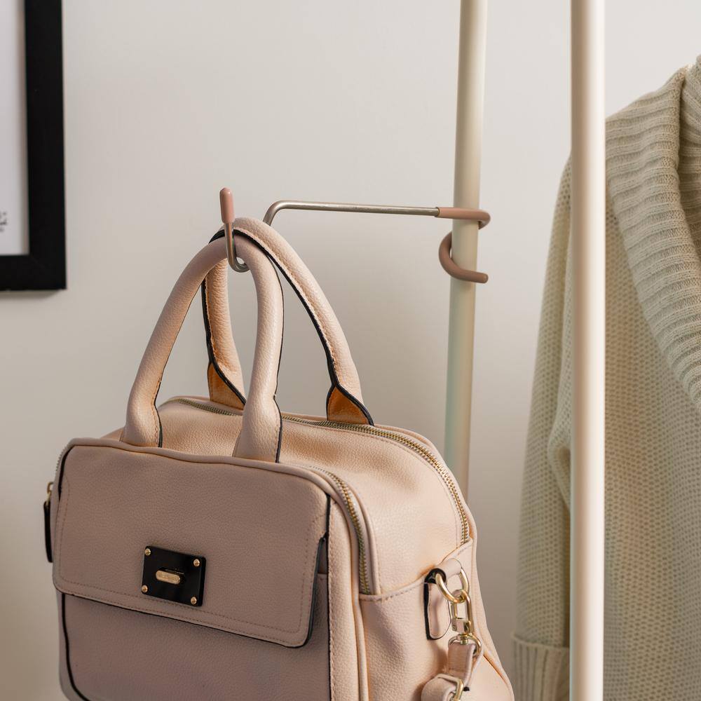 IRIS White Metal Clothes Rack 54.92 in. W x 596 in. H