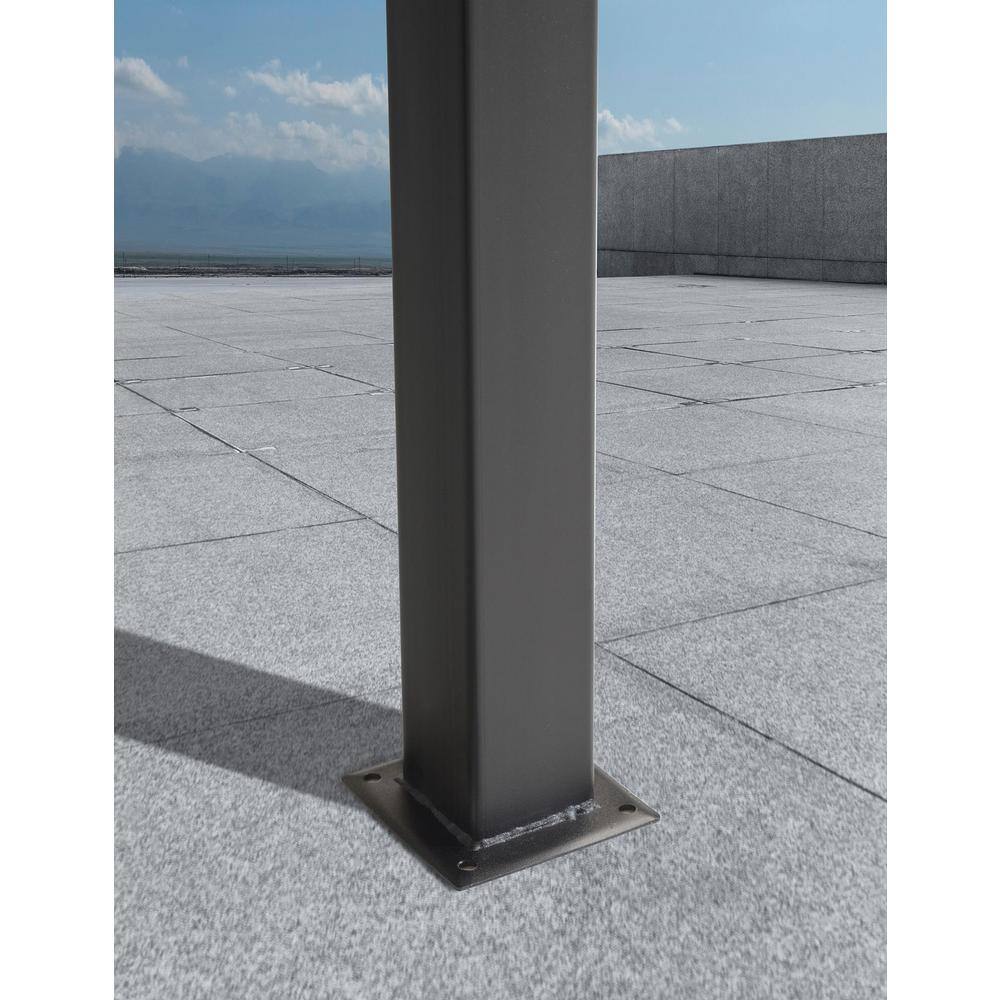 ShelterLogic 11 ft. D x 11 ft. W Redwood High-Quality Steel Gazebo in Bronze with Water-Resistant Cover and Seasonal Shade