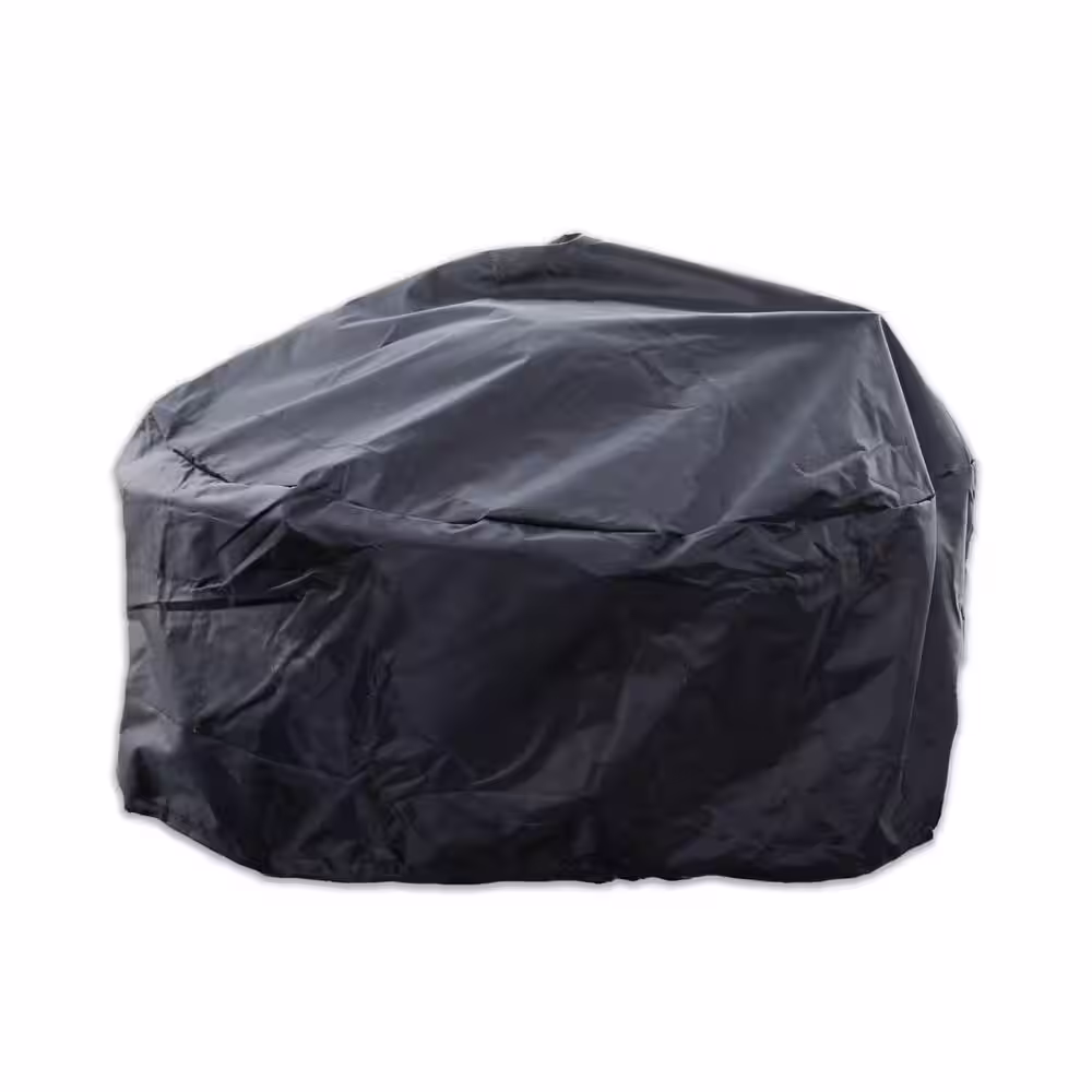 BLUEGRASS LIVING 30 in. Roadhouse Steel Deep Bowl Fire Pit with Swivel Height Adjustable Cooking Grid