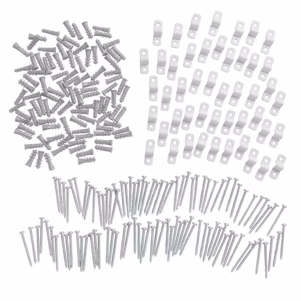 Everbilt Fixed Mount Metal U Clips (48-Pack)