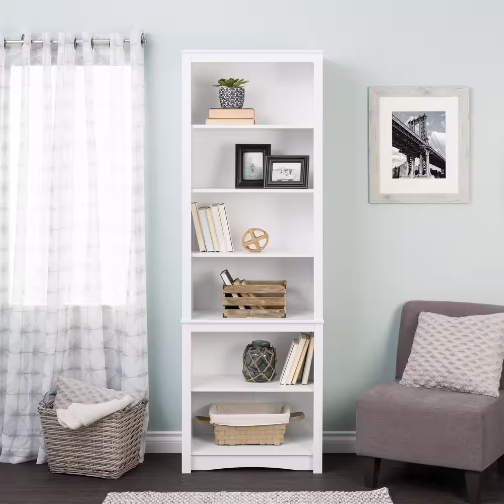 Prepac White Tall Bookcase