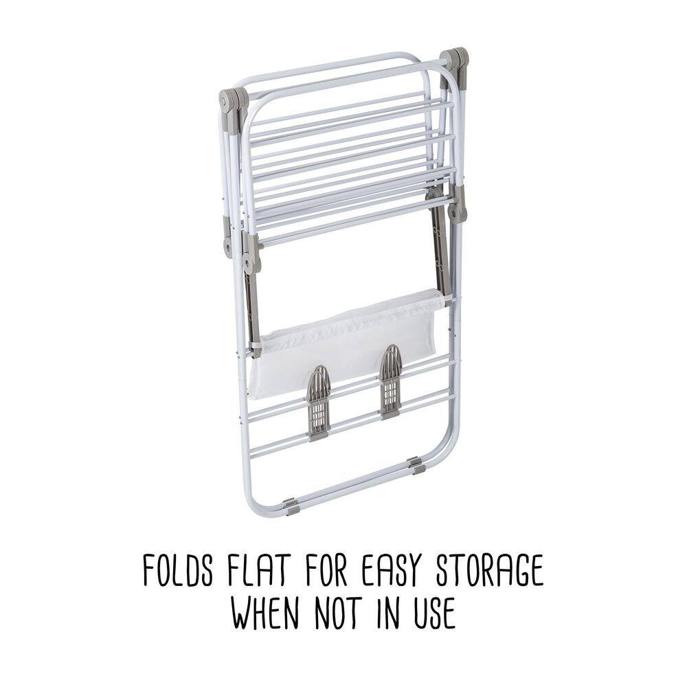 Honey-Can-Do Large Expandable and Collapsible Gullwing Clothes Drying Rack