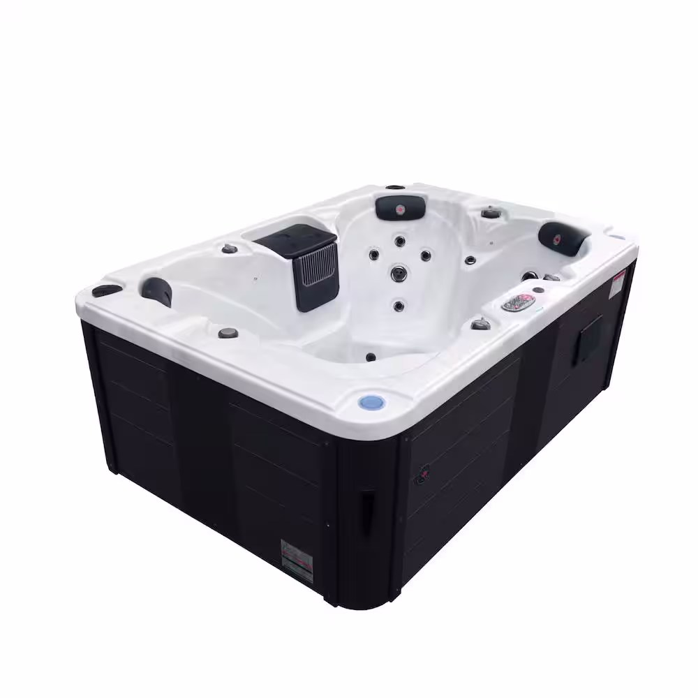 Canadian Spa Company Calgary 4-Person 24-Jet  Plug and Play Hot Tub with LED Lighting and Bluetooth Audio