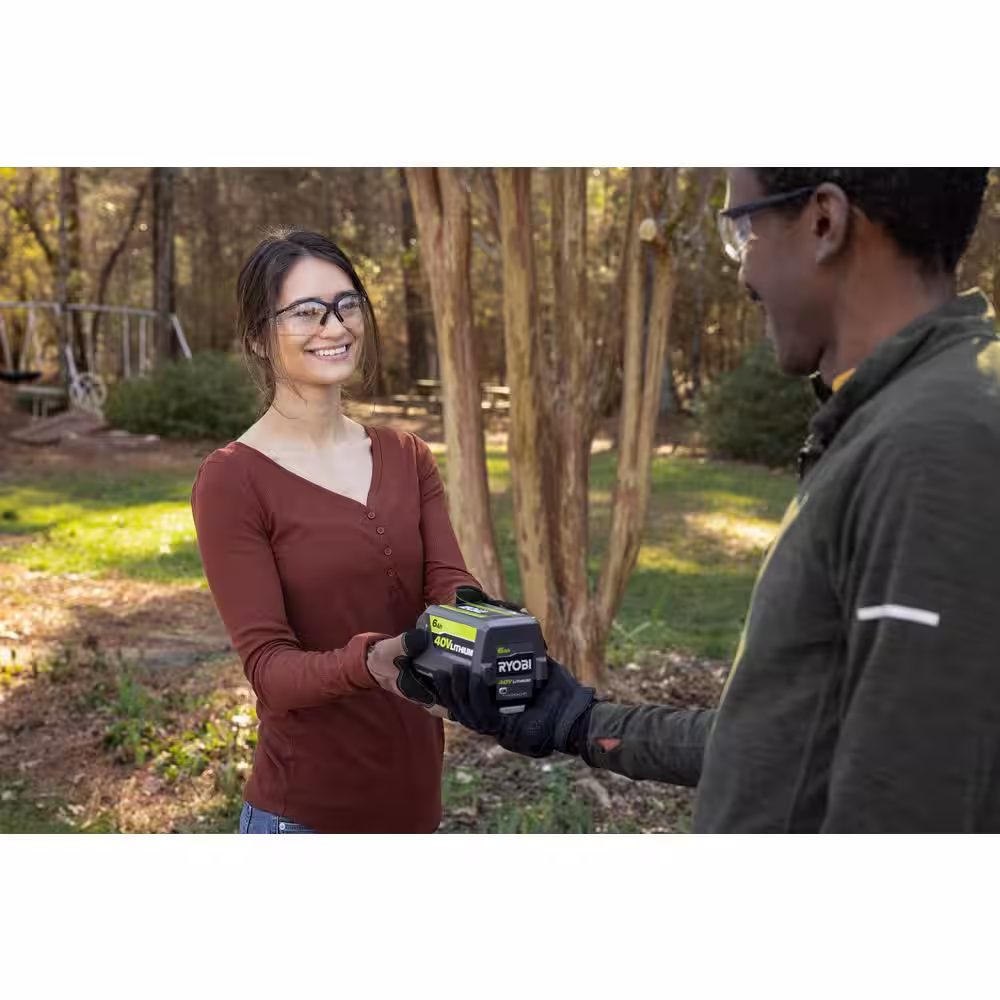 RYOBI 40V Lithium-Ion 6.0 Ah High Capacity Battery and Charger Kit