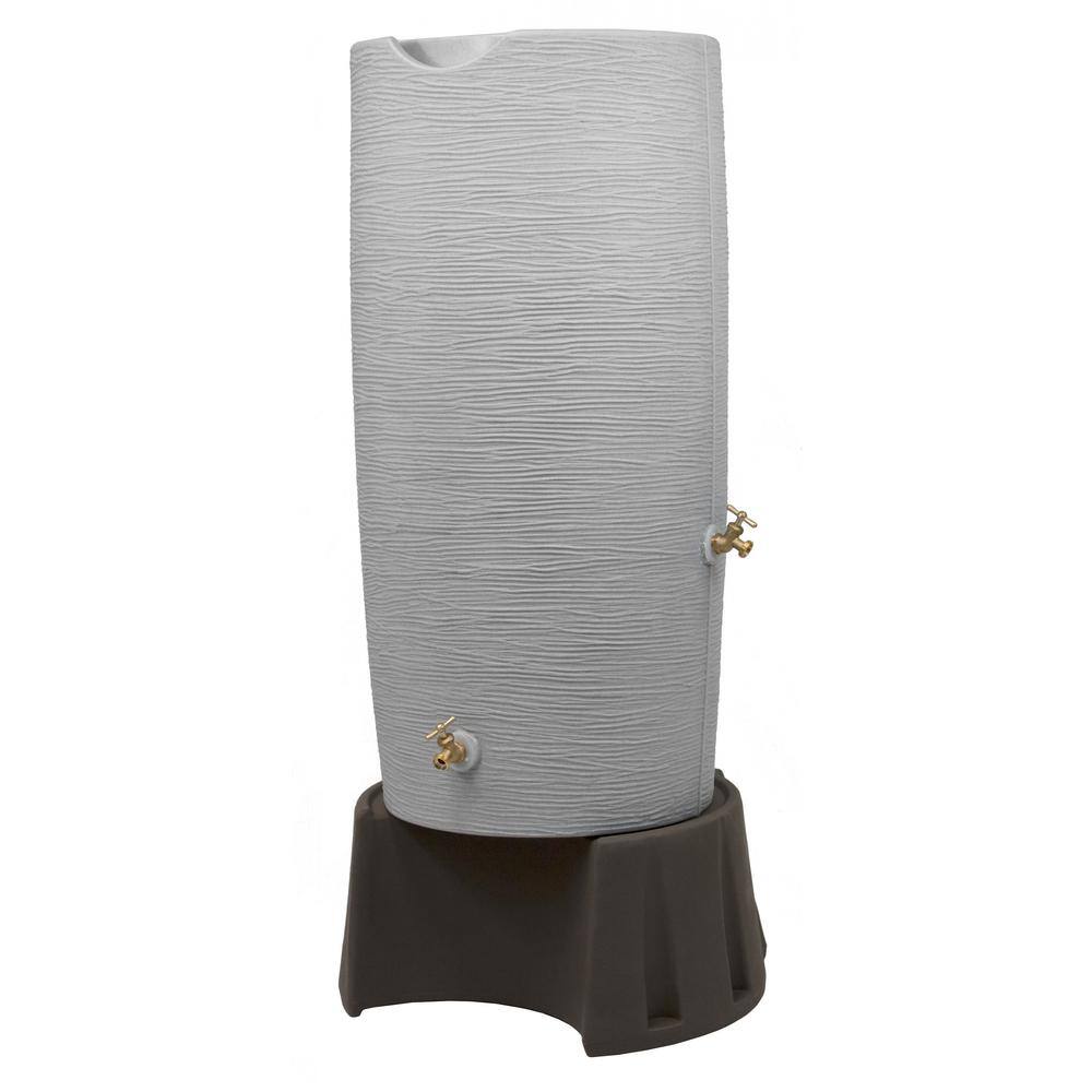 Good Ideas Rain Wizard Sturdy Stand 50 Gal. Oak Rain Barrel