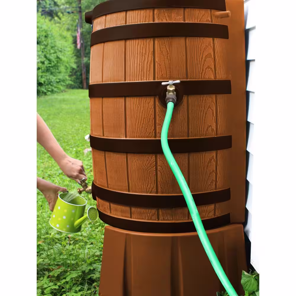 Good Ideas 50 Gal. Terra Cotta Rain Barrel Stand