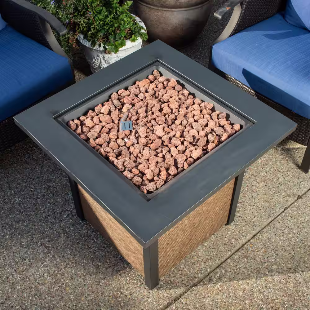 Bond Woodleaf 28 in. Gas Fire Table