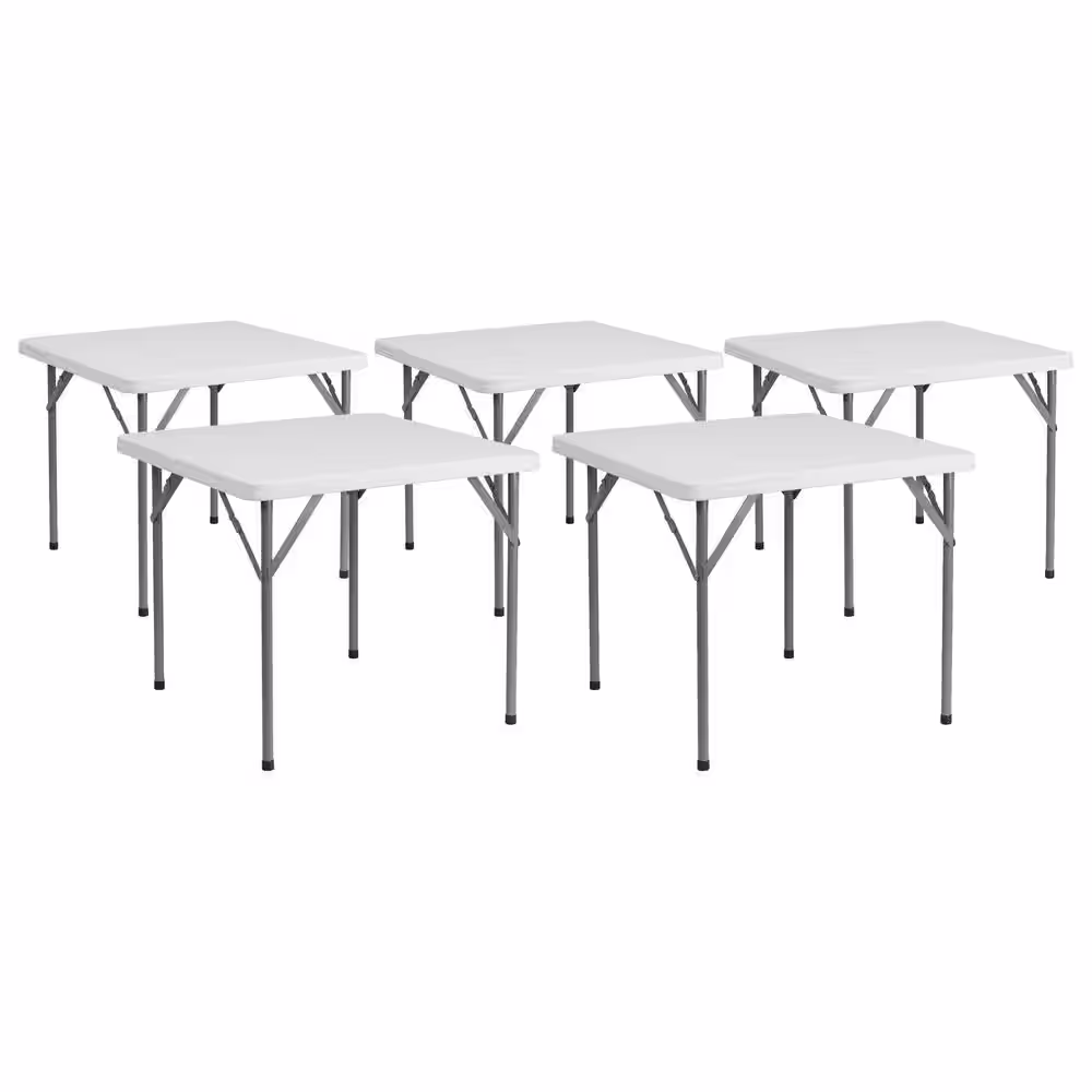 Carnegy Avenue Granite White Folding Table