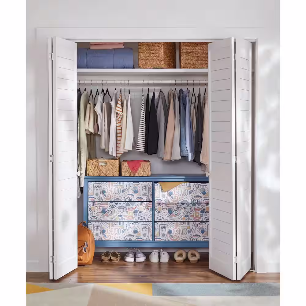 StyleWell 6-Drawer Unfinished Natural Pine Chest of Drawers 32 in. x 54 in. x 18 in.