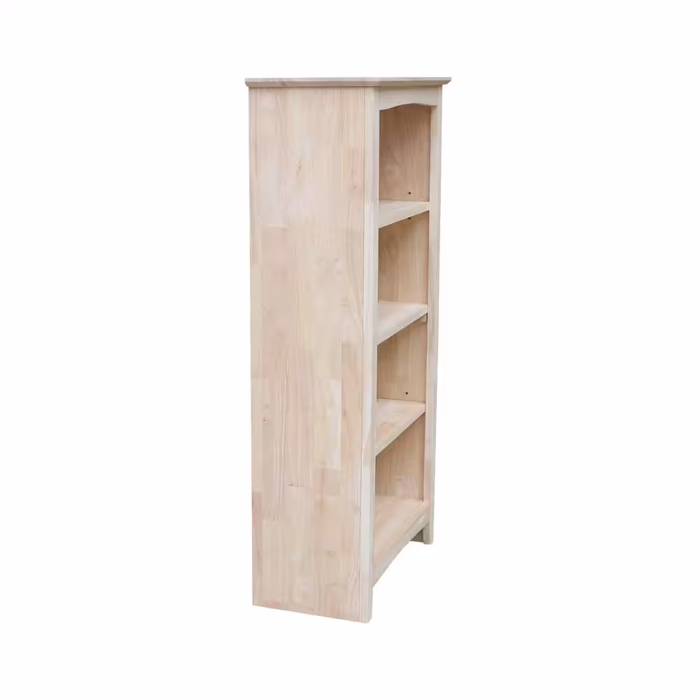 International Concepts Unfinished Shaker Bookcase - 48