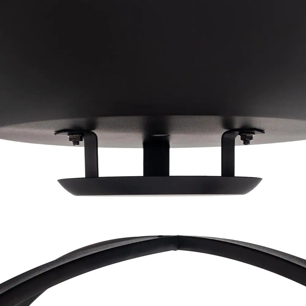 Hampton Bay Sadler 30 in. x 19 in. Round Steel Wood Burning Fire Pit in Rubbed Bronze