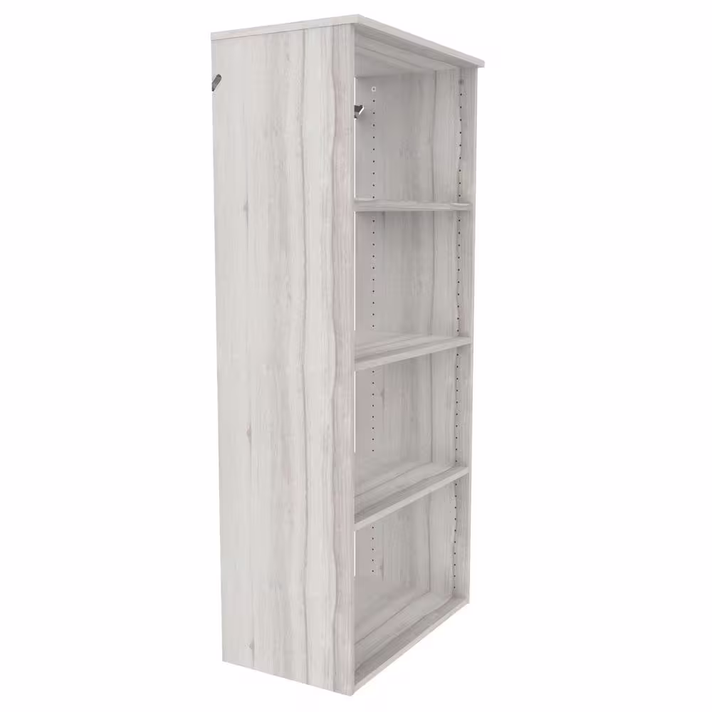 ClosetMaid Style+ 25 in. W Bleached Walnut Hanging Wood Closet Tower